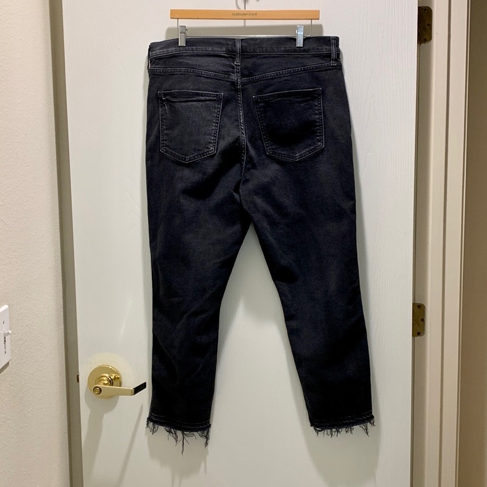 GAP VINTAGE SLIM HIGH RISE BLACK JEANS - Picture 11 of 12